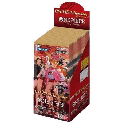 Bandai One Piece JPN Heroines Edition EB-03 Box 24 Buste (Japonais, Affichage du booster) - Publicité Bandai One Piece JPN Heroines Edition EB-03 Box 24 Buste (Japonais, Affichage du booster) - Publicité
