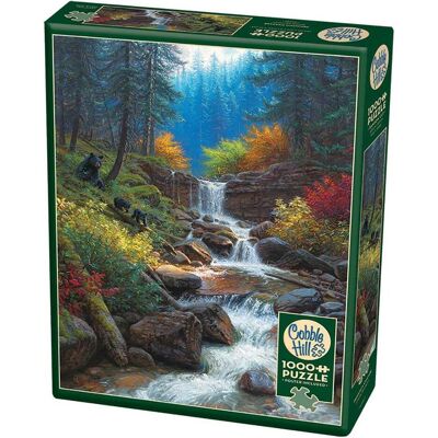 Puzzle Mountain Cascade 1000 pièces - Puzzle - Publicité Puzzle Mountain Cascade 1000 pièces - Puzzle - Publicité