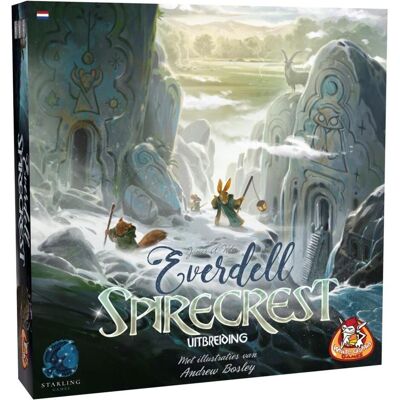 White Goblin Games Everdell: Spirecrest - Extension - Publicité White Goblin Games Everdell: Spirecrest - Extension - Publicité