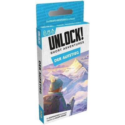 Asmodée Unlock! Short Adventures Der Aufstieg (Fall 13) DE (Allemand, 1 - 6 Joueur) - Publicité Asmodée Unlock! Short Adventures Der Aufstieg (Fall 13) DE (Allemand, 1 - 6 Joueur) - Publicité