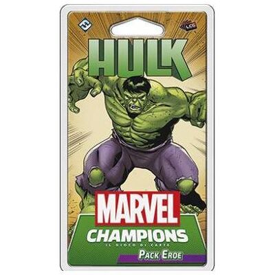 Asmodée Marvel Champions LCG - Hulk (Pack Eroe) (1 - 4 Joueur) - Publicité Asmodée Marvel Champions LCG - Hulk (Pack Eroe) (1 - 4 Joueur) - Publicité