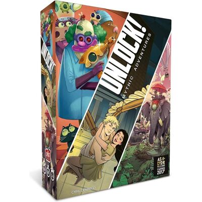 Asmodée Unlock! Mythic Adventures (Italien, 1 - 6 Joueur) - Publicité Asmodée Unlock! Mythic Adventures (Italien, 1 - 6 Joueur) - Publicité