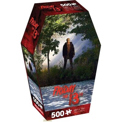 Puzzle Aquarius Vendredi 13 Dans la Forêt - 500 pièces - Dimensions : 35 x 48 cm - Publicité Puzzle Aquarius Vendredi 13 Dans la Forêt - 500 pièces - Dimensions : 35 x 48 cm - Publicité