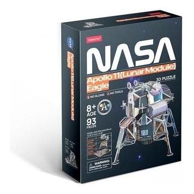 Puzzle CubicFun Module Lunaire Apollo 11 - 93 Pièces - Publicité Puzzle CubicFun Module Lunaire Apollo 11 - 93 Pièces - Publicité