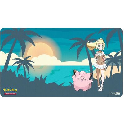 Ultra Pro Pokémon - Lillie and Clefairy Playmat - Publicité Ultra Pro Pokémon - Lillie and Clefairy Playmat - Publicité