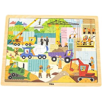 Viga Puzzle Machines de construction - Puzzle - Publicité Viga Puzzle Machines de construction - Puzzle - Publicité