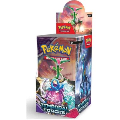 Boîte d'extension Tempêtes Temporelles de Pokémon Scarlet et Violet - Trading Card Game Booster Box - Publicité Boîte d'extension Tempêtes Temporelles de Pokémon Scarlet et Violet - Trading Card Game Booster Box - Publicité