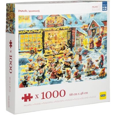 Puzzle de Noël Mauri Kunnas 1000 Pièces - Puzzle - Publicité Puzzle de Noël Mauri Kunnas 1000 Pièces - Puzzle - Publicité
