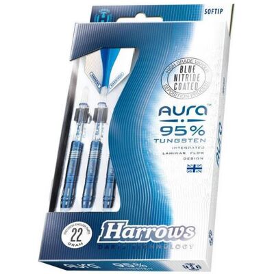 Harrows Aura Darts 95% Softip (18 g) - Publicité Harrows Aura Darts 95% Softip (18 g) - Publicité