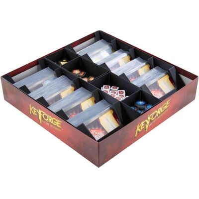 Feldherr ORG096 - Organiseur pour Keyforge : L'Appel des Archontes - Starter Set - Boîte de jeu de plateau (Matières plastiques, Mousse) - Publicité Feldherr ORG096 - Organiseur pour Keyforge : L'Appel des Archontes - Starter Set - Boîte de jeu de plateau (Matières plastiques, Mousse) - Publicité