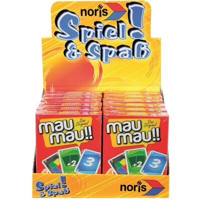 Noris Mau Mau (Allemand, 2 - 10 Joueur) - Publicité Noris Mau Mau (Allemand, 2 - 10 Joueur) - Publicité