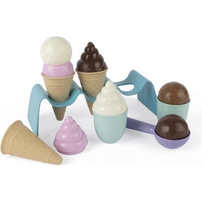 Ensemble de Glaces Dantoy - 14 Pièces - Jouets Alimentaires - Publicité Ensemble de Glaces Dantoy - 14 Pièces - Jouets Alimentaires - Publicité