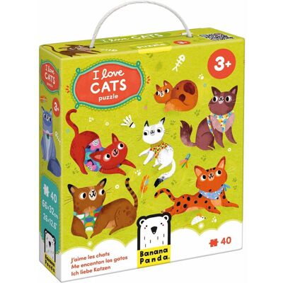 I Love Cats Puzzle 3+ - Puzzle - Publicité I Love Cats Puzzle 3+ - Puzzle - Publicité