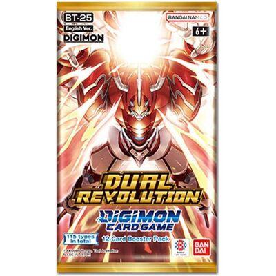 Bandai Digimon - CG BT25 Dual Revolution - Booster Pack (DIGI2844) (Allemand, Anglais, Pack de boosters) - Publicité Bandai Digimon - CG BT25 Dual Revolution - Booster Pack (DIGI2844) (Allemand, Anglais, Pack de boosters) - Publicité
