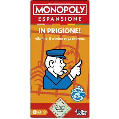 Extension Monopoly - En Prison! - Expansion de Jeu de Plateau - Publicité Extension Monopoly - En Prison! - Expansion de Jeu de Plateau - Publicité