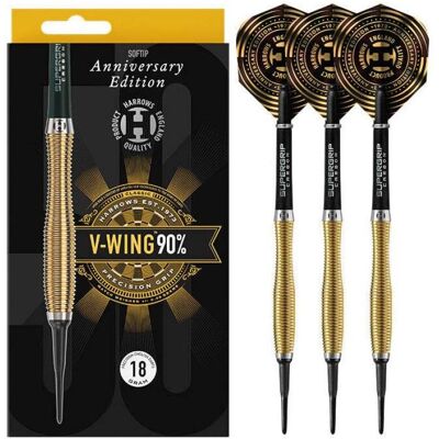 Harrows V-Wing Édition Anniversaire (23 g) - Publicité Harrows V-Wing Édition Anniversaire (23 g) - Publicité