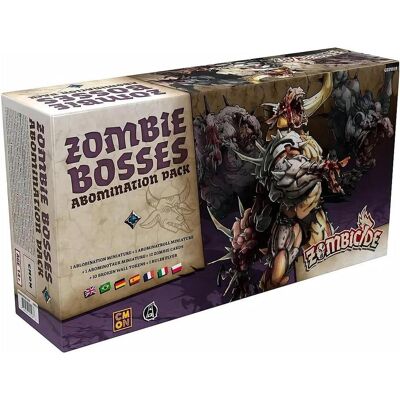 Cmon CMND1230 - Zombicide : Black Plague - Zombie Bosses, pour 1-6 joueurs (extension en allemand) (Anglais, Espagnol, Français, Italien, Portugais, 1 - 6 Joueur) - Publicité Cmon CMND1230 - Zombicide : Black Plague - Zombie Bosses, pour 1-6 joueurs (extension en allemand) (Anglais, Espagnol, Français, Italien, Portugais, 1 - 6 Joueur) - Publicité