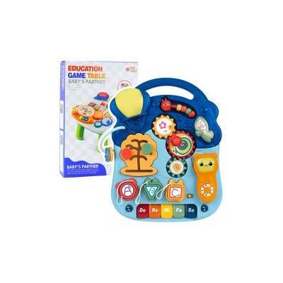 Lean Toys Interaktiver Lerntisch für Kleinkinder mit Licht- und Soundeffekten, Pastellfarben, 6-in-1 - Publicité Lean Toys Interaktiver Lerntisch für Kleinkinder mit Licht- und Soundeffekten, Pastellfarben, 6-in-1 - Publicité