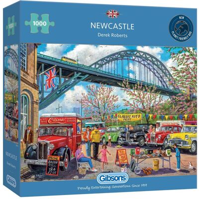 Gibsons Newcastle Derek Roberts Puzzle 1000 Pièces - Puzzle - Publicité Gibsons Newcastle Derek Roberts Puzzle 1000 Pièces - Puzzle - Publicité