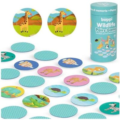 Jeu de Paires Wildlife Boppi - Publicité Jeu de Paires Wildlife Boppi - Publicité