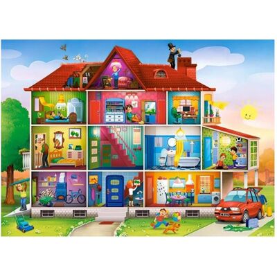 Castorland Puzzle House Life 120 pièces (120 pièces) - Publicité Castorland Puzzle House Life 120 pièces (120 pièces) - Publicité