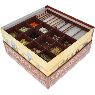 Feldherr Insert organisateur pour la boîte de jeu de société Agricola 15e anniversaire XXL (Matières plastiques) - Publicité Feldherr Insert organisateur pour la boîte de jeu de société Agricola 15e anniversaire XXL (Matières plastiques) - Publicité