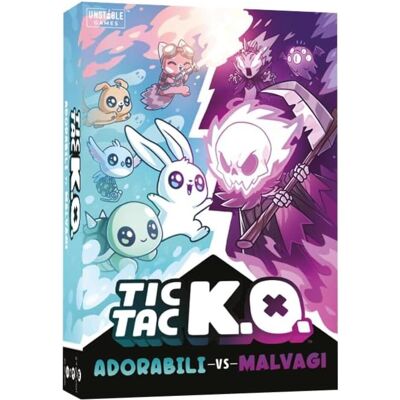Asmodée Tic Tac K.O. - Adorable Vs. Malvagi (Italien, 2 - 4 Joueur) - Publicité Asmodée Tic Tac K.O. - Adorable Vs. Malvagi (Italien, 2 - 4 Joueur) - Publicité