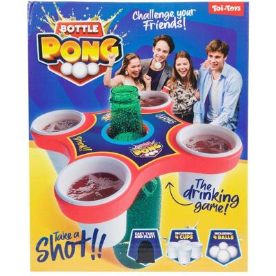 Toi-Toys - Pong Hero - multicolore 4 balles 4 gobelets - game - Publicité Toi-Toys - Pong Hero - multicolore 4 balles 4 gobelets - game - Publicité