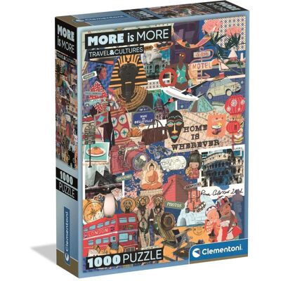 Clementoni 37072 Puzzle - Voyages & Cultures - Publicité Clementoni 37072 Puzzle - Voyages & Cultures - Publicité