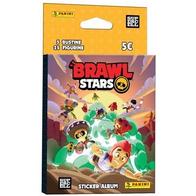 Panini Brawl Stars Ecoblister 5 Buste (Pack de boosters) - Publicité Panini Brawl Stars Ecoblister 5 Buste (Pack de boosters) - Publicité