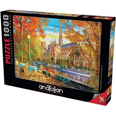 Anatolian Puzzle Podzimní Notre Dame 1000 dílků (1000 pièces) - Publicité Anatolian Puzzle Podzimní Notre Dame 1000 dílků (1000 pièces) - Publicité