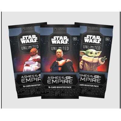 FFG Booster standard « Ashes of the Empire » (Anglais, Pack de boosters) - Publicité FFG Booster standard « Ashes of the Empire » (Anglais, Pack de boosters) - Publicité