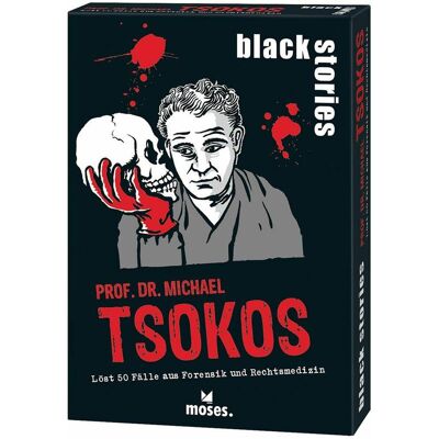 moses. Verlag GmbH Black Stories Tsokos - 50 Cas en médecine légale - Publicité moses. Verlag GmbH Black Stories Tsokos - 50 Cas en médecine légale - Publicité