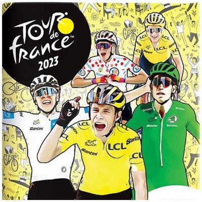 Panini Tour de France Tour de France 2023 Album d'autocollants - Publicité Panini Tour de France Tour de France 2023 Album d'autocollants - Publicité