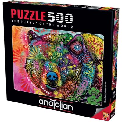 Puzzle Grand Ours Anatolian - 500 Pièces - Publicité Puzzle Grand Ours Anatolian - 500 Pièces - Publicité