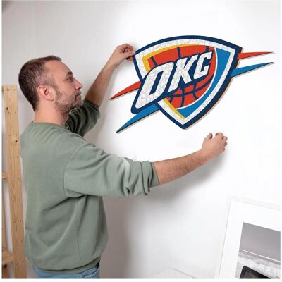 ICONIC Puzzles - Logo de Oklahoma City Thunder - 500 Pièces - Publicité ICONIC Puzzles - Logo de Oklahoma City Thunder - 500 Pièces - Publicité