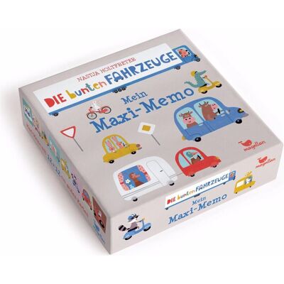 Livre de Magellan Verlag - Les véhicules colorés : Mon Maxi-Memo - Jeu de mémoire - Publicité Livre de Magellan Verlag - Les véhicules colorés : Mon Maxi-Memo - Jeu de mémoire - Publicité