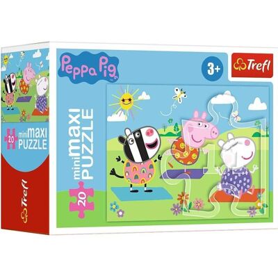 Trefl Puzzle Peppa Pig : Exercice 20 pièces (20 pièces) - Publicité Trefl Puzzle Peppa Pig : Exercice 20 pièces (20 pièces) - Publicité