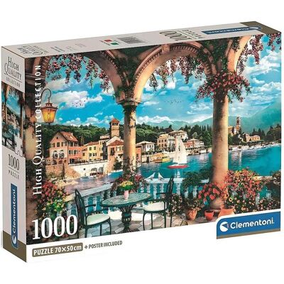 Clementoni 1000 pcs. Vue du lac de Côme - Puzzle - Publicité Clementoni 1000 pcs. Vue du lac de Côme - Puzzle - Publicité