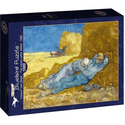 Bluebird Puzzle 1000 pieces Vincent Van Gogh - La sieste (after Millet), 1890 (1000 pièces) - Publicité Bluebird Puzzle 1000 pieces Vincent Van Gogh - La sieste (after Millet), 1890 (1000 pièces) - Publicité