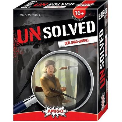 Amigo 02251 Unsolved - L'accident de chasse (Allemand, 1 - 6 Joueur) - Publicité Amigo 02251 Unsolved - L'accident de chasse (Allemand, 1 - 6 Joueur) - Publicité