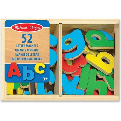 Melissa & Doug Magnetic Wooden Alphabet - Publicité Melissa & Doug Magnetic Wooden Alphabet - Publicité