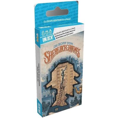 Asmodée Unlock! Short Adventures Im Kopf von Sherlock (Allemand, 1 - 6 Joueur) - Publicité Asmodée Unlock! Short Adventures Im Kopf von Sherlock (Allemand, 1 - 6 Joueur) - Publicité