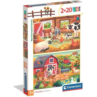 Clementoni 24818 Puzzle - Pour Enfants - 20 Pièces - Fabriqué en Italie - Publicité Clementoni 24818 Puzzle - Pour Enfants - 20 Pièces - Fabriqué en Italie - Publicité