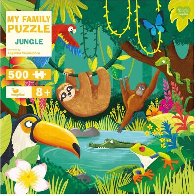 Puzzle Famille Magellan - Jungle - 500 Pièces - Publicité Puzzle Famille Magellan - Jungle - 500 Pièces - Publicité