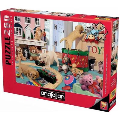 Puzzle Anatolian 260XL Chiots dans la Chambre d'Enfants - Puzzle - Publicité Puzzle Anatolian 260XL Chiots dans la Chambre d'Enfants - Puzzle - Publicité