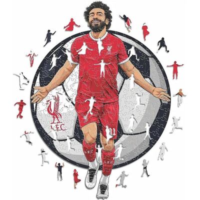 Puzzle en Bois Liverpool FC Mo Salah - 500 Pièces - Publicité Puzzle en Bois Liverpool FC Mo Salah - 500 Pièces - Publicité
