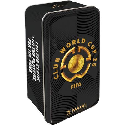 Panini FIFA Club World Cup 2025 Adrenalyn XL cartes à collectionner présentoir Classic Tin (Anglais, Pack de boosters, Tin) - Publicité Panini FIFA Club World Cup 2025 Adrenalyn XL cartes à collectionner présentoir Classic Tin (Anglais, Pack de boosters, Tin) - Publicité
