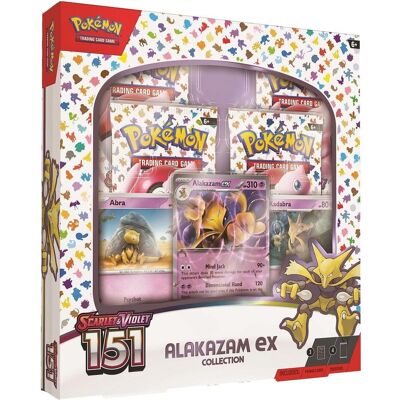 Pokémon - Alakazam EX Box - Scarlet & Violet - Boîte de cartes - Publicité Pokémon - Alakazam EX Box - Scarlet & Violet - Boîte de cartes - Publicité