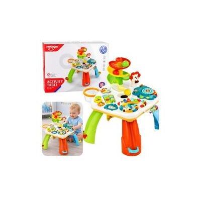 Lean Toys Lerntisch mit Klavier und Kugelrutsche - Publicité Lean Toys Lerntisch mit Klavier und Kugelrutsche - Publicité